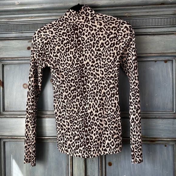 Sezane Felix Leopard Jumper Size S NWT - Picture 4 of 9